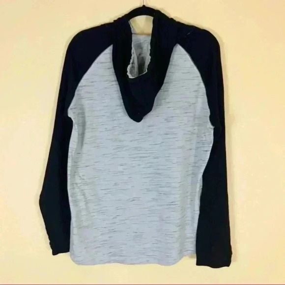 Free Planet Boho Gray & Black “Ohm” Cotton Blend Light Weight Hoodie Size L - Picture 6 of 9